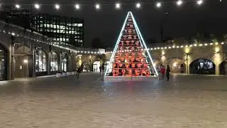 Coal Drops Yard Christmas Lights, Kings Cross, London, 01st Dec 2020