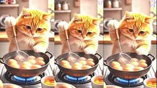 Cat Leads Human Lifestyle & Works Like a Boss &ndash; Hilarious AI Video! #CatLifestyle #AIComedy #FunnyAI
