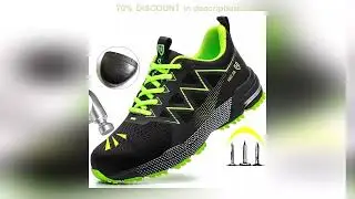 Why Everyone&rsquo;s Talking About This Product! Anti-smash Safety Shoes Men Steel Toe Sneakers Puncture