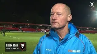 Salford City 2-0 Irlam - Derek Egan post-match interview