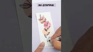 DIY Bookmark 🔖 | Creative Bookmark Idea Using Watercolors | #diy #shorts #art #viral #handmade