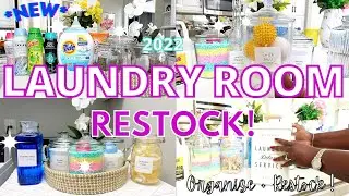 *NEW* LAUNDRY ROOM ORGANIZATION | LAUNDRY ROOM RESTOCK & ORGANIZATION IDEAS