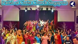 The congregation rejoiced,enjoyed,and danced in the presence of the Lord@ Parish of Christ Church✝️🎶