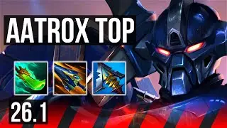 AATROX vs VAYNE (TOP) | 4k gold comeback | EUW Grandmaster | 26.1