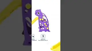 Yellow and Purple | Safe & Fun - Indoor/Outdoor Toy | Ideal for Boys/Girls - 2 Years to 4years