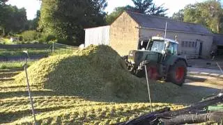 ensilage de maïs 2010 dans le morbihan (silage in france 2010)