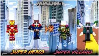 HEROES vs VILLAINS 😎 | Marvel Series | Minecraft in Telugu | Maddy Telugu Gamer
