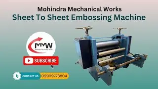 Sheet to Sheet Embossing Machine