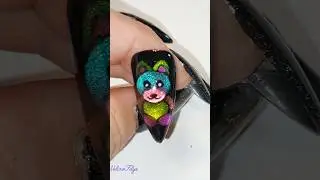 Flashing Teddybears🧸 Super cute😍#cateyenaildesign #teddybearnails #nailart #subscribe #music