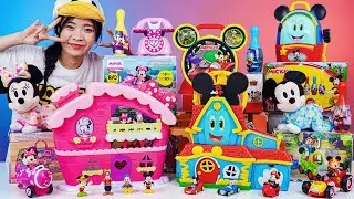 Satisfying with Unboxing Disney Mickey Mouse Bowling Jumbo Fun House Playset | Review Toys ASMR