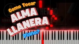🎹 Alma Llanera en Piano Visual 🎼 | Versi&oacute;n Instrumental Estilo SeeMusic con Notas Iluminadas