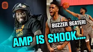 AMP Is HYSTERICAL Watching Most INSANE OTE Game Yet! Jean Montero Buzzer Beater!? | Full Game 😱