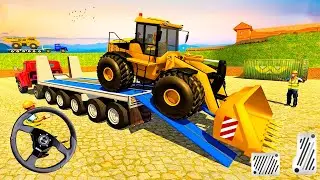 Huge Trailer Truck Simulator - Heavy Excavator Simulator 3D | Android Gameplay