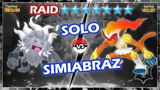 Raid Simiabraz Téracristal avec Courrousinge  - Pokémon Écarlate Violet