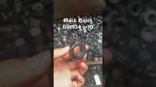 Black Oxide DIN934 Gr 10 #anchor #fasteners #fastener #galvanizedsteel #hex bolts
