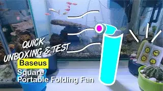 Baseus Unboxing | Kipas Portable Murah 100 Ribuan with Power Bank / Mini Fan Cooler