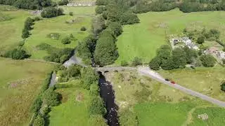 Drone Flight Around Ulpha Bridge and River Duddon.