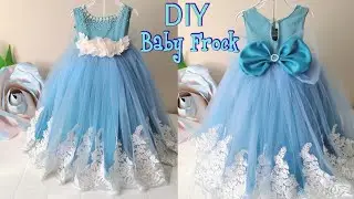 DIY Party Wear Baby Frock| Designer Baby Frock Cutting And Stitching