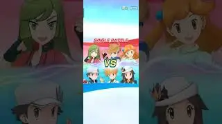 Pokemon Masters EX Battle Rally with Red Blue Leaf Neo Champions