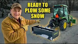 First Snow of 2025...Time To Fire Up The John Deere 2038R