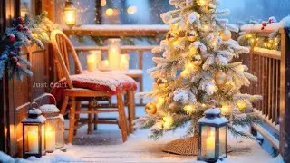 ✨Relaxing Winter Instrumental Music ❄️ Snowfall & Christmas Ambience | Soothing Music for Relaxation