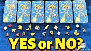 YES or NO? Charm Casting. Tarot Reading. Timeless.
