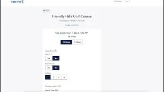 Easy Tee Golf - Book a Tee Time