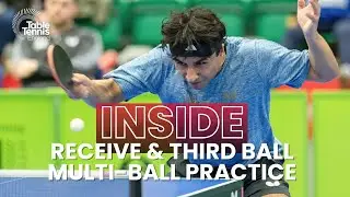 Receive & third ball multi-ball practice | Inside Camp | Table Tennis England