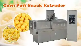 Awesome Corn Puff Snack Extruder Machine | How To Make Corn Maize Puffed snacks of Various Shapes?