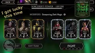 After a Million Tries I Finally Beat This | Fatal Sorcerer&rsquo;s Tower Battle 189 | Mortal Kombat mobile
