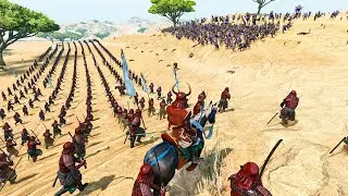 1000 самураев атакуют имперскую армию в пустыне &ndash; Эпическая битва | Mount & Blade 2
