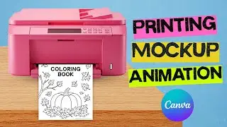 Printing Mockup Animation in Canva | Perfect for Etsy & Online Stores #mockup #animation #canva