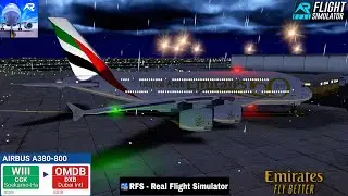 RFS-Real Flight Simulator-JAKARTA TO DUBAI-Full Flight-A380-EMIRATES-FHD-Real Route