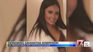 Slain student remembered at SC college graduation