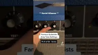 Famous Guitarists - Amp Tone Settings