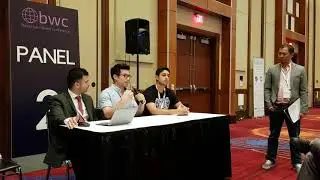 Dimitris Speaks on Panel at Blockchain World Conference 2018 The Core Admins