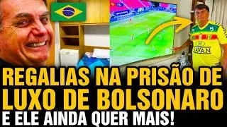 Bolsonaro transforma pris&atilde;o em HOTEL DE LUXO com SMART TV e privil&eacute;gios e Lula barra ANISTIA 😱 🇧🇷