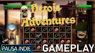 Heroic Adventures Gameplay - Pausa Indie