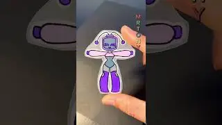 💜📺💙Mariah Arts sticker/ tiny keychain/ charm/ shrinky dinks #shorts #keychain #charm #diy #fypシ