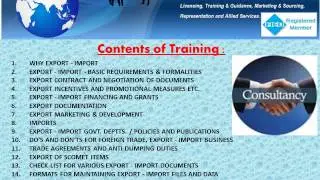 Exim Enterprises - Export Import Specialized Training & Complete Consultancy Services