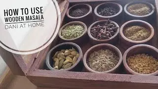 Wooden Masala Dani | How to Use New Wooden Masala Dani
