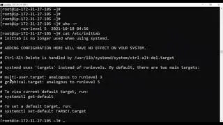 How to check the current run-level of a Linux Machine