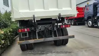 371HP White HOWO 6*6 All-Wheel Drive Dump Truck with Ghost-Face Cab