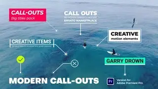 Premiere Pro Template: Modern Call-Outs