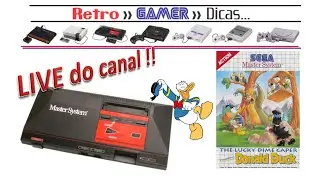 Live ! Direto do MASTER SYSTEM I com MOD V. COMPONENTE via Bypass - jogando The Lucky Dime Caper !