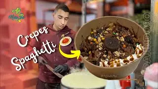 Crepes Spaghetti 🍝 In Marrakech🇲🇦