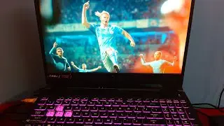 Asus Tuf F15 RTX 3050 Laptop EA Sports FC 24 Gameplay POV With Controller. Man City Vs Man United