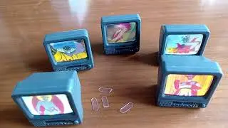 Mini televisori vintage con cartoni animati di Go Nagai