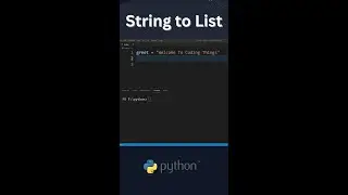 How to Convert a String into List of Words | 
