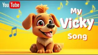 🎵 Kids Song &ndash; Vicky Dog Tamil Song | என் அன்பு விக்கி பாடல் 🐶 | Cute Pet Friendship Song